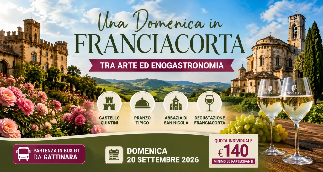 Degustazione vino Franciacorta con Spanna Viaggi